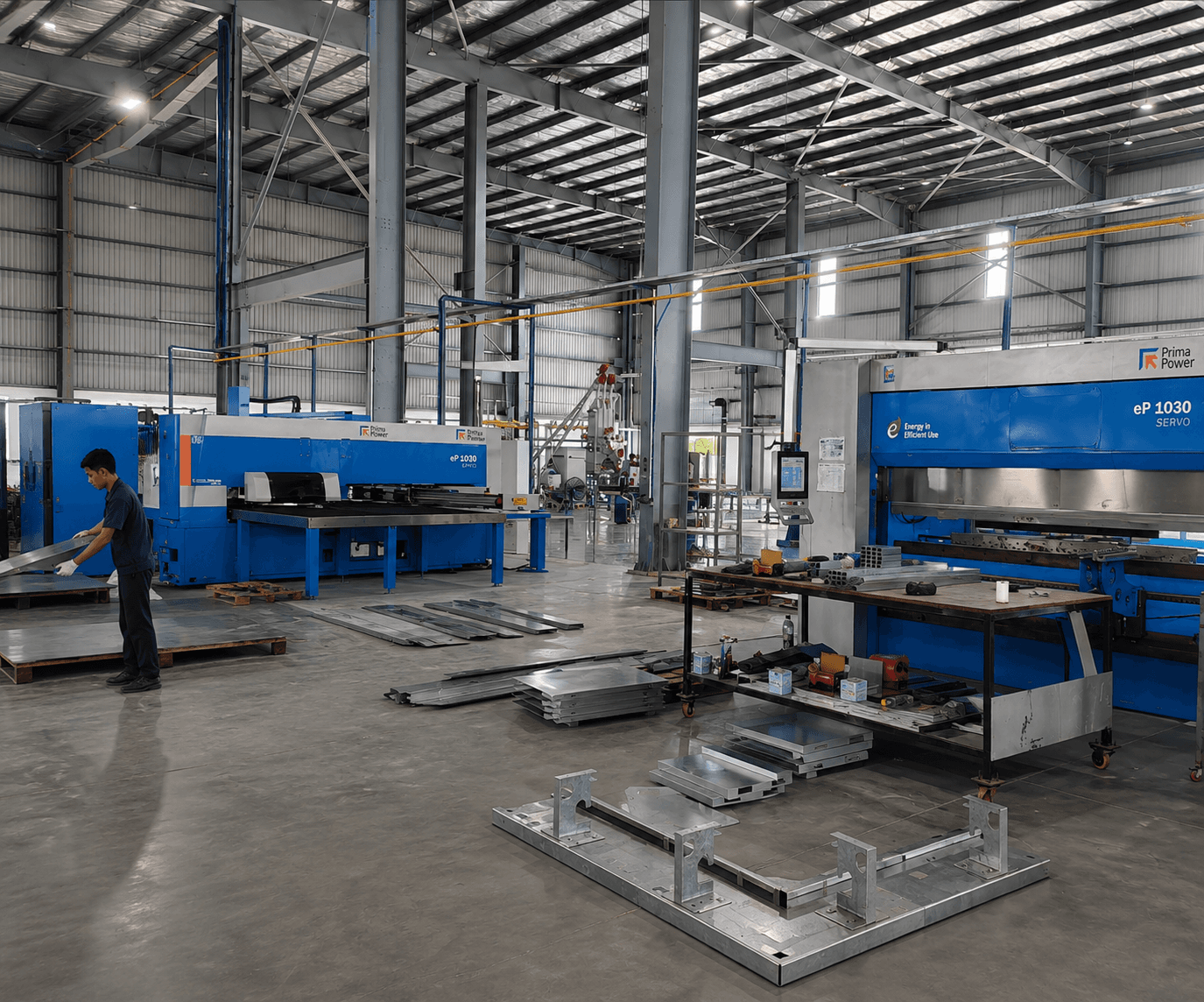 CNC manufacturing floor at the BÖLDT Jaipur facility