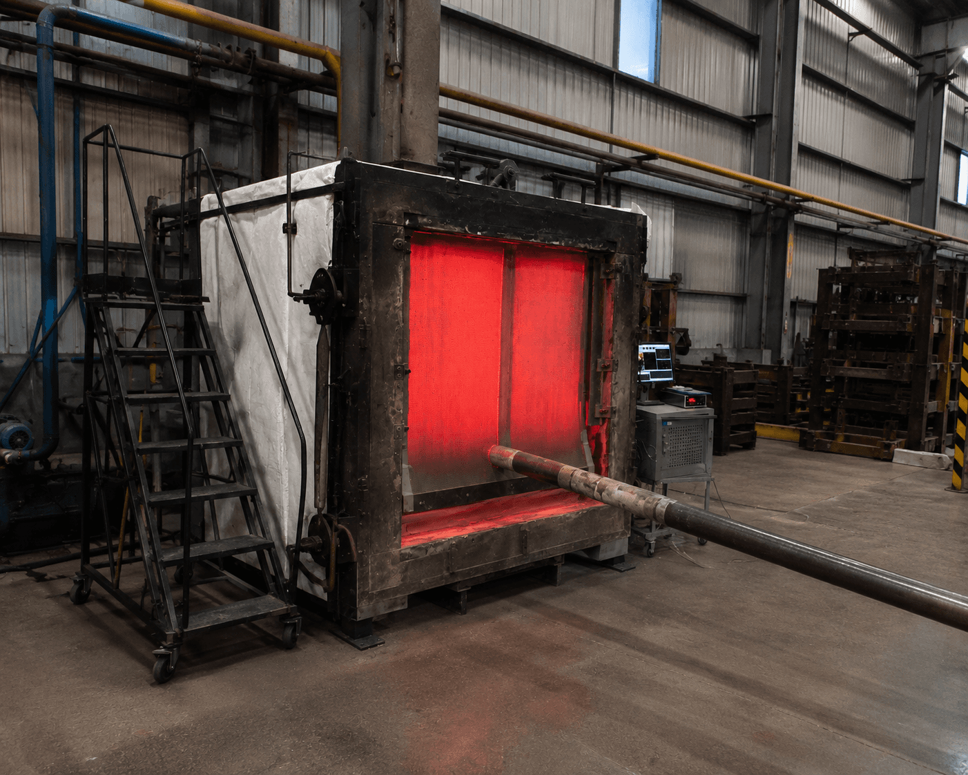 EN 1634-1 furnace fire test of a BÖLDT fire curtain